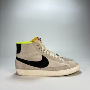 Nike Blazer Mid Suede Vintage Gray Black 518171-011 Women's Size 10 Men's 8.5